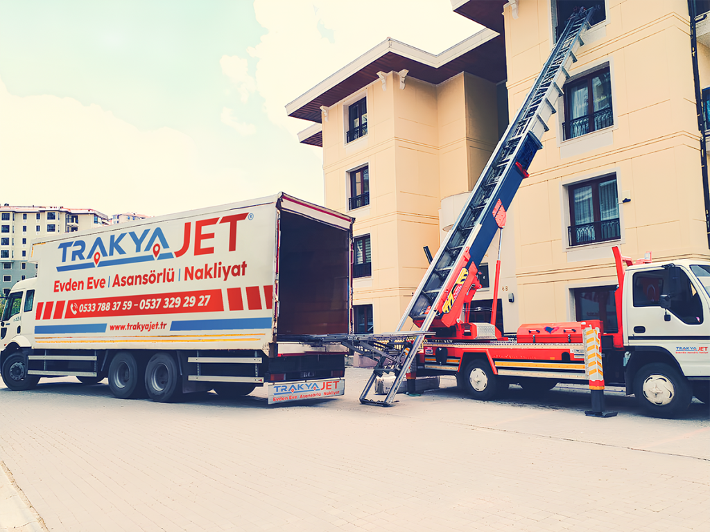 Çerkezköy Evden Eve Asansörlü Nakliyat - Mobil Asansör Kiralama