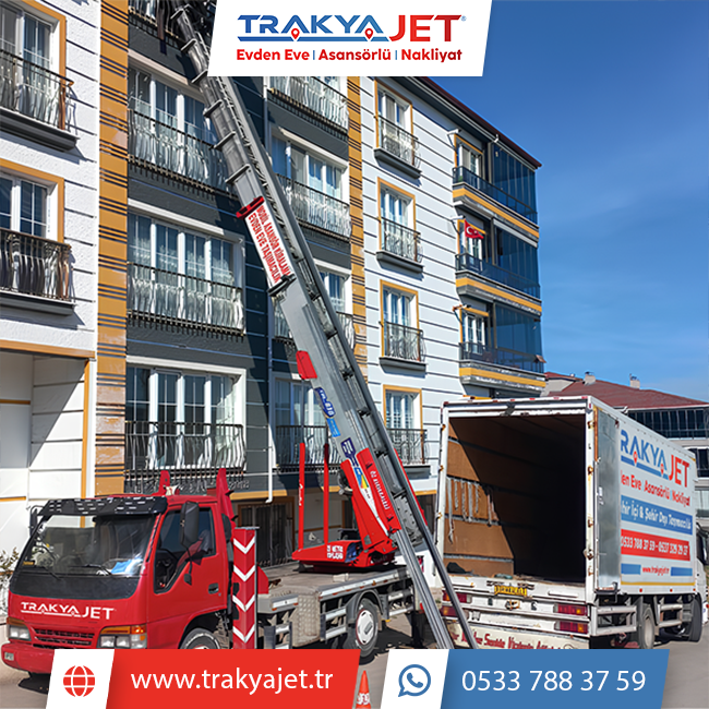 Çerkezköy'de hızlı ve güvenilir asansörlü nakliyat hizmeti. Evden eve taşımacılık ve mobil asansör kiralama çözümleri için hemen bizi arayın!